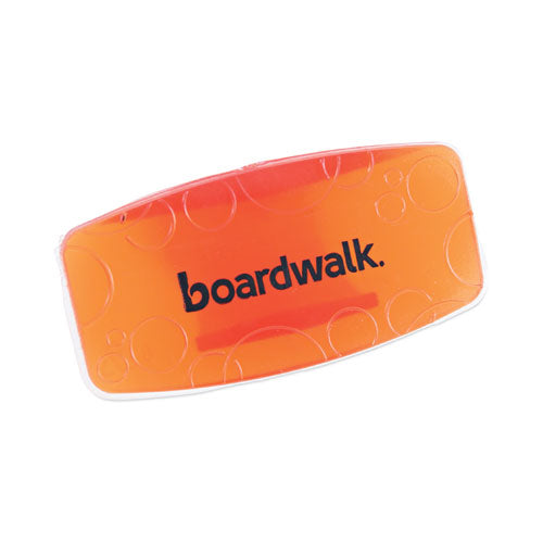 Image of Boardwalk® EBCP012I072M04AAS8000 Toilet Bowl Clip, Mango Scent, Orange, 72/Carton