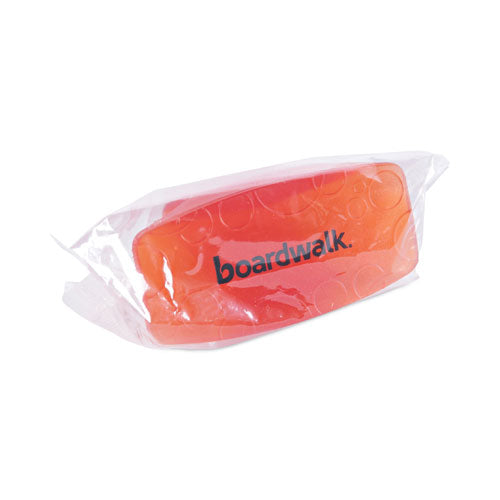 Image of Boardwalk® EBCP012I072M04AAS8000 Toilet Bowl Clip, Mango Scent, Orange, 72/Carton