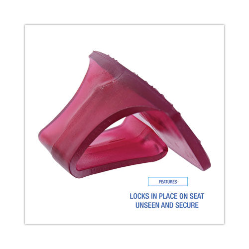 Image of Boardwalk® EBCP012I072M01AAS8000 Toilet Bowl Clip, Spiced Apple Scent, Red, 72/Carton