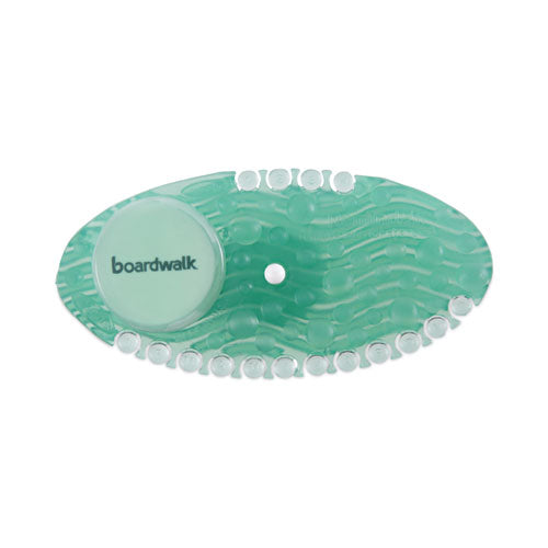 Image of Boardwalk® CURVP010I060M02AAS8100 Curve Solid Air Freshener, Cucumber Melon, Green, 10/Box, 6 Boxes/Carton