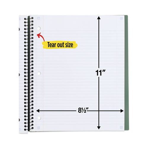 Image of Five Star® 06322 Advance Wirebound Notebook, 1-Subject, Medium/College Rule, Randomly Assorted Cover Color, (100) 11 x 8.5 Sheets
