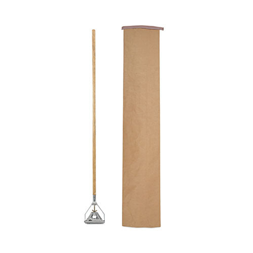 Image of Boardwalk® BWK601 Quick Change Metal Head Wooden Mop Handle, Junior, 54", Natural