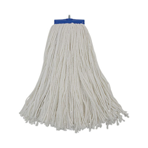 Image of Boardwalk® BWK716RCT Cut-End Lie-Flat Wet Mop Head, Rayon, 16 oz, White, 12/Carton