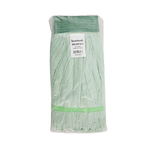 Image of Boardwalk® BWKMWTMG Microfiber Looped-End Wet Mop Head, Medium, Green