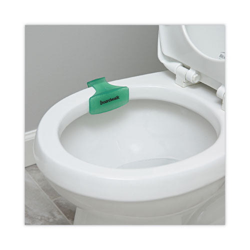 Image of Boardwalk® EBCP012I072M02AAS8000 Toilet Bowl Clip, Cucumber Melon Scent, Green, 72/Carton