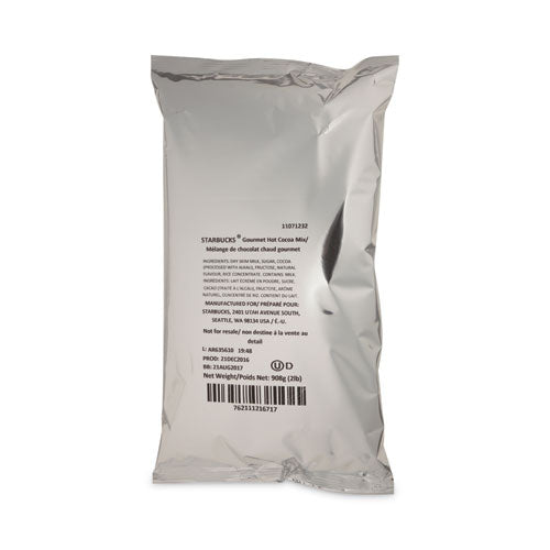 Image of Starbucks® 12421284 Gourmet Hot Cocoa Mix, 2 Lb, Bag, 6/carton