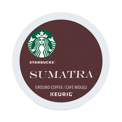 Image of Starbucks® 12565254 Sumatra Coffee K-Cups, Sumatra, 0.4 oz K-Cup, 24/Box