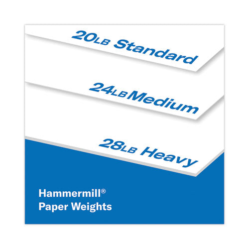 Image of Hammermill® 16200-8 Tidal Print Paper, 92 Bright, 20 lb Bond Weight, 8.5 x 11, White, 500 Sheets/Ream, 10 Reams/Carton
