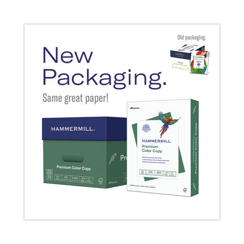 Image of Hammermill® 10612-5 Premium Color Copy Print Paper, 100 Bright, 28 lb Bond Weight, 12 x 18, Photo White, 500/Ream