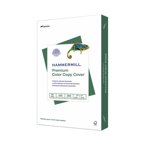 Image of Hammermill® 12003-7 Premium Color Copy Cover, 100 Bright, 80 lb Cover Weight, 17 x 11, 250/Pack