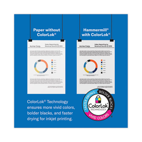 Image of Hammermill® Copy Plus Print Paper, 92 Bright, 20 lb Bond Weight, 8.5 x 11, White, 500 Sheets/Ream, 10 Reams/Carton