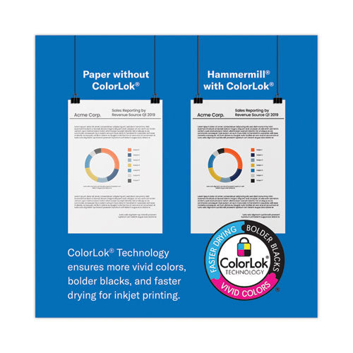 Image of HammermillÂ® Copy Plus Print Paper, 92 Bright, 20 lb Bond Weight, A4, White, 500/Ream