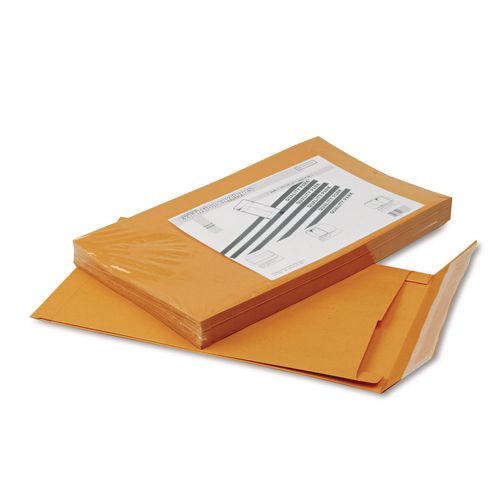 Image of Quality Park QUA93338 Redi-Strip Kraft Expansion Envelope, #15, Square Flap, Redi-Strip Adhesive Closure, 10 x 15, Brown Kraft, 25/Pack