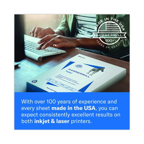 Image of Hammermill® Premium Color Copy Cover, 100 Bright, 80 lb Cover Weight, 17 x 11, 250/Pack