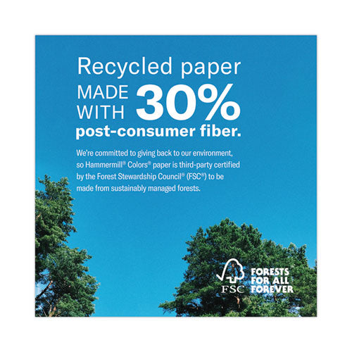 Image of HammermillÂ® Colors Print Paper, 20 lb Bond Weight, 8.5 x 11, Lilac, 500 Sheets/Ream, 10 Reams/Carton