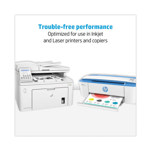 Image of HP Papers All-In-One22 Paper, 96 Bright, 22-lb Bond Weight, 8.5 x 11, White, 500/Ream