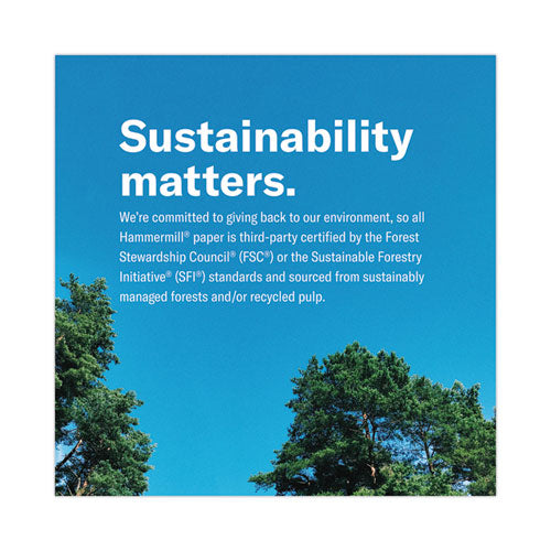 Image of Hammermill® 16200-8 Tidal Print Paper, 92 Bright, 20 lb Bond Weight, 8.5 x 11, White, 500 Sheets/Ream, 10 Reams/Carton