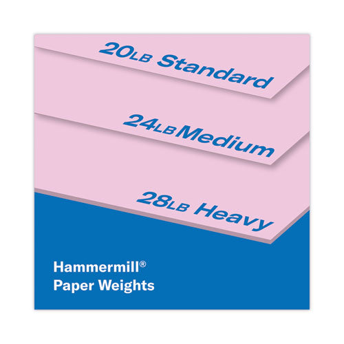 Image of HammermillÂ® Colors Print Paper, 20 lb Bond Weight, 8.5 x 11, Lilac, 500 Sheets/Ream, 10 Reams/Carton