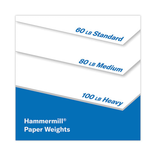 Image of Hammermill® 120024 Premium Color Copy Cover, 100 Bright, 100 lb Cover Weight, 8.5 x 11, 250 Sheets/Pack, 6 Packs/Carton