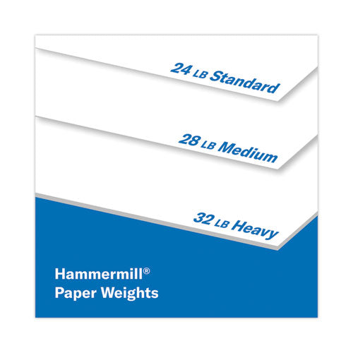 Image of Hammermill® Premium Laser Print Paper, 98 Bright, 32 lb Bond Weight, 8.5 x 11, White, 500/Ream
