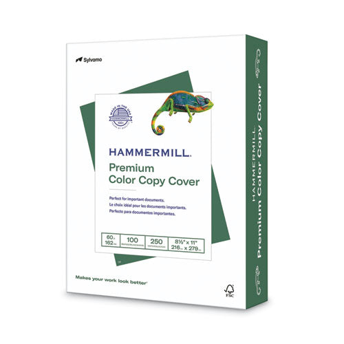 Image of Hammermill® 12254-9 Premium Color Copy Cover, 100 Bright, 60 lb Cover Weight, 8.5 x 11, 250/Pack