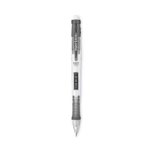 Image of Paper Mate® 2164121 Clear Point Mechanical Pencil, 0.7 mm, HB (#2), Black Lead, Assorted Barrel Colors, 10/Pack