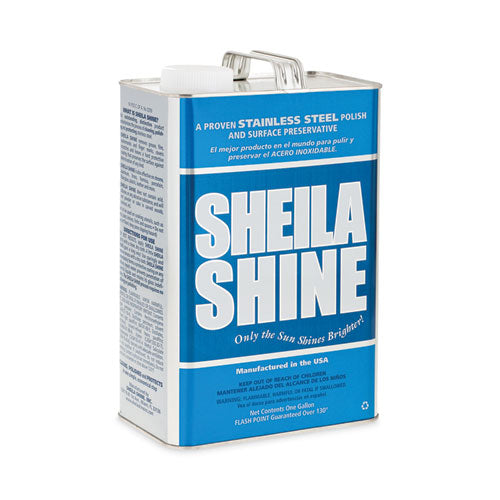 Image of Sheila Shine SS128 Stainless Steel Cleaner And Polish, 1 Gal Can, 4/carton