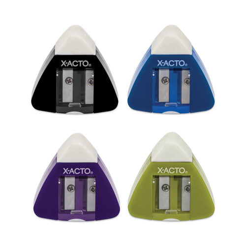Image of X-ACTO® 11184Q Manual Pencil Sharpener, Assorted Colors