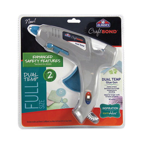 Image of Elmer's® E6050 CraftBond Glue Gun, 40 W, Blue/Gray