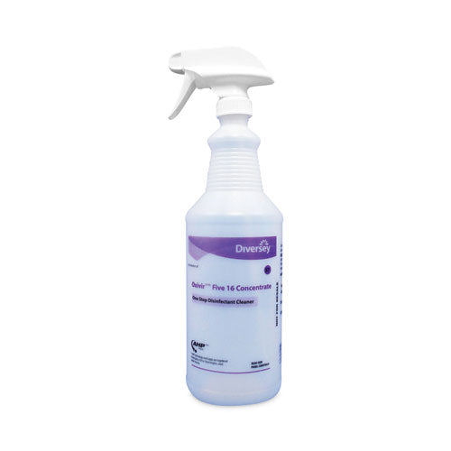 Image of Diversey 9D1222663-1 Oxivir Five 16 Concentrate Replacement Bottle, 32 oz, White