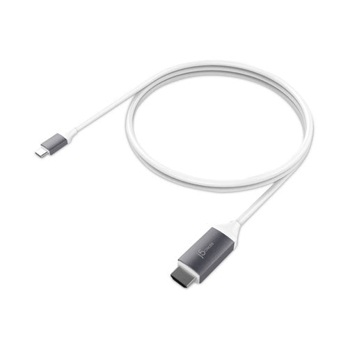 Image of j5create® JCC153G HDMI 4K Audio/Video Cable, 6 ft, White