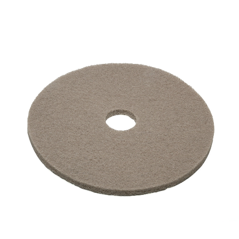 Floor Pad, Nylon, Buffing, Tan, 20" Diameter