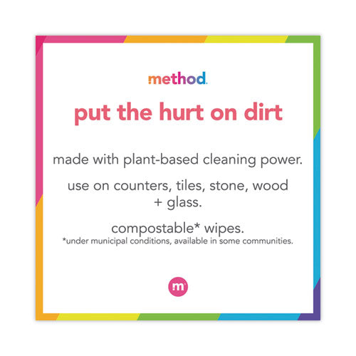 Image of Method® 377540 All Surface Cleaner, Pink Grapefruit, 28 Oz Spray Bottle, 8/carton