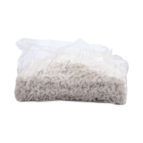 Image of SOLO® HSWK-0007 Impress Heavyweight Full-Length Polystyrene Cutlery, Knife, Plastic, White, 1,000/Carton