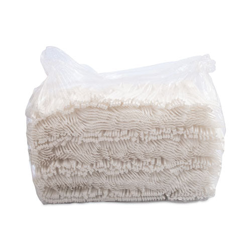 Image of SOLO® HSWF-0007 Impress Heavyweight Full-Length Polystyrene Cutlery, Fork, Plastic, White, 1,000/Carton