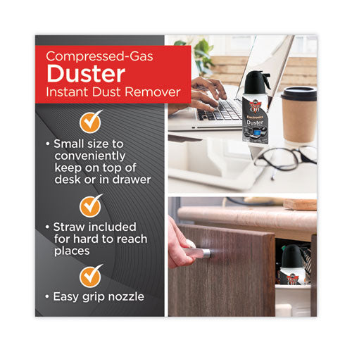 Image of Dust-OffÂ® Disposable Compressed Air Duster, 3.5 Oz Can