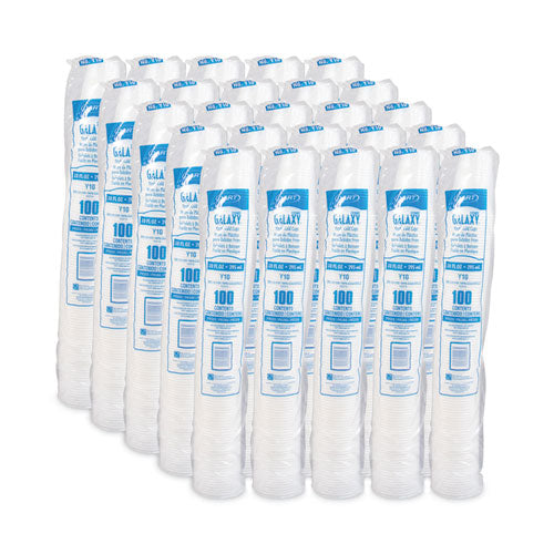 Image of Dart® Y10 Galaxy Translucent Cups, 10 oz, Plastic, 100/Pack