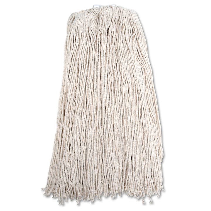 Image of SKILCRAFT® Cut-End Wet Mop Head Cotton, 4 Ply, 35" Yarn Length - 32 oz, Case of 12