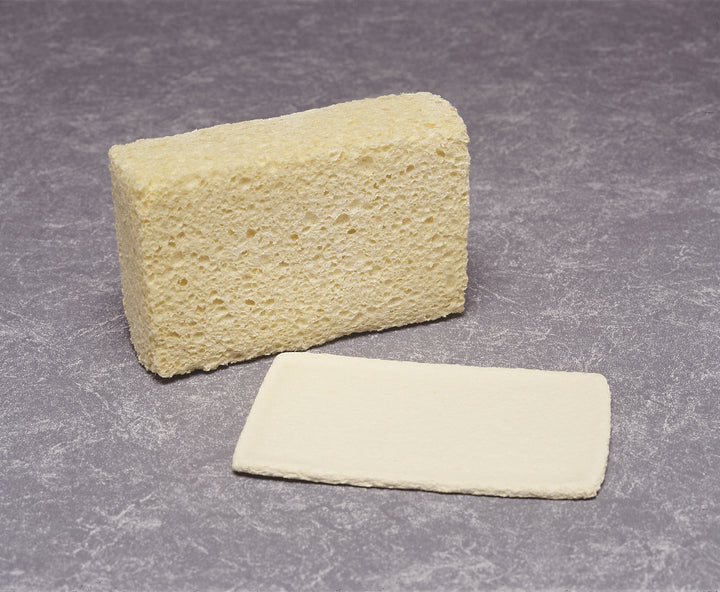 Image of SKILCRAFT® Cellulose Sponge, Compressed, 3-5/8" x 5-3/4" x 1-3/4", Natural, 1 Each