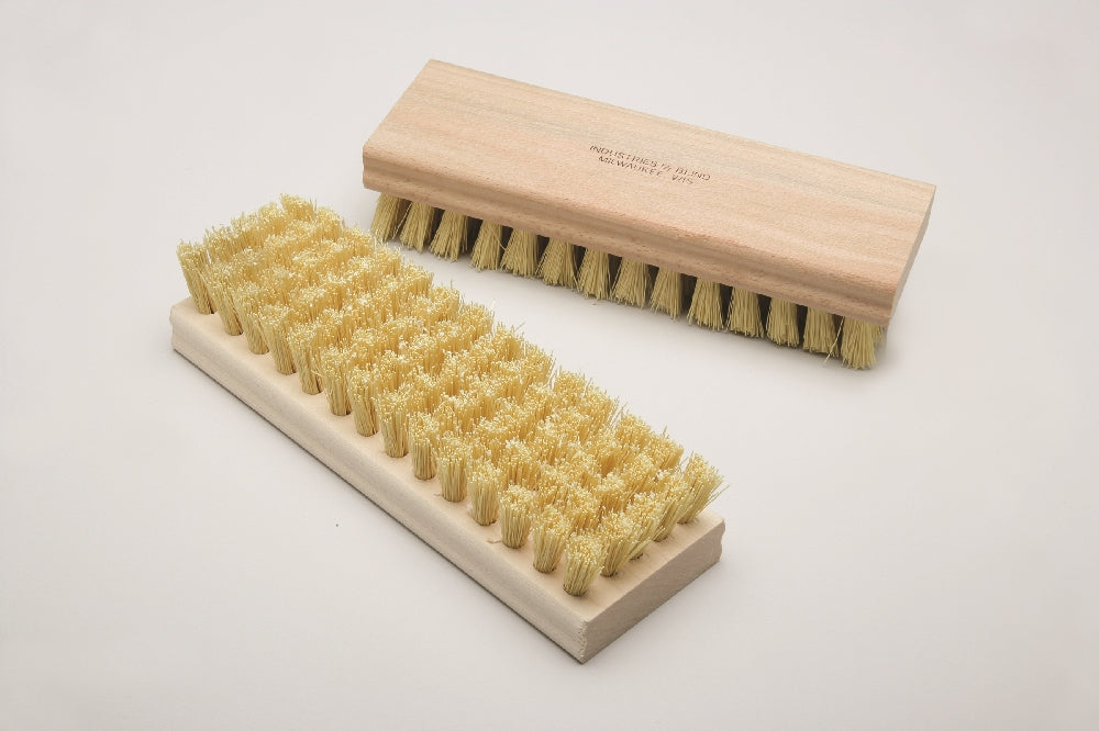 Image of SKILCRAFT® Hand Scrub Brush, White/Gold Bristles, 2-3/4" x 8"