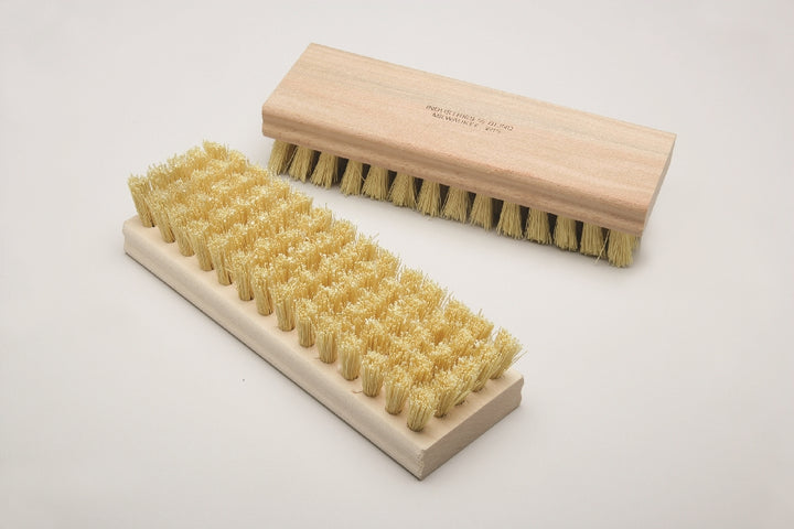 Image of SKILCRAFT® Hand Scrub Brush, White/Gold Bristles, 2-3/4" x 8"