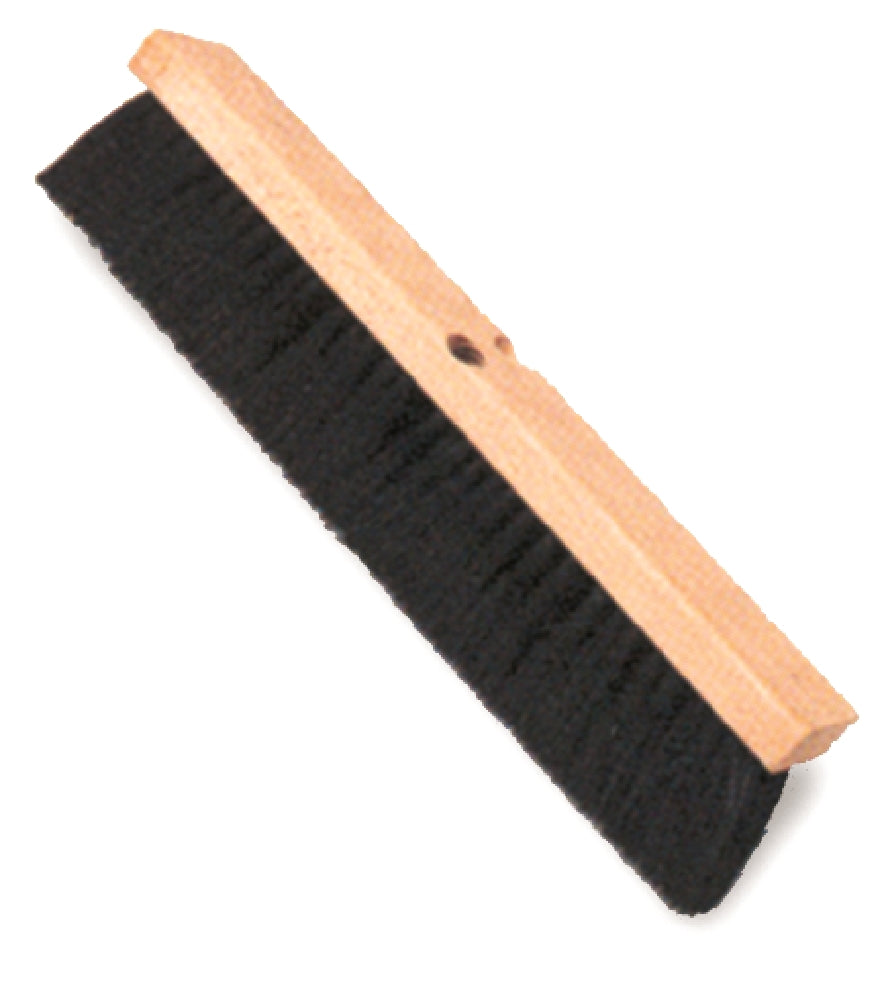 Image of SKILCRAFT® Floor Sweeping Brush Tampico/Poly, Black Bristles, 18", Case of 12