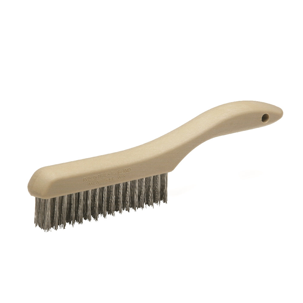 Stainless Steel Wire Scratch Brush, 10-1/2" x 1" x 5/8"