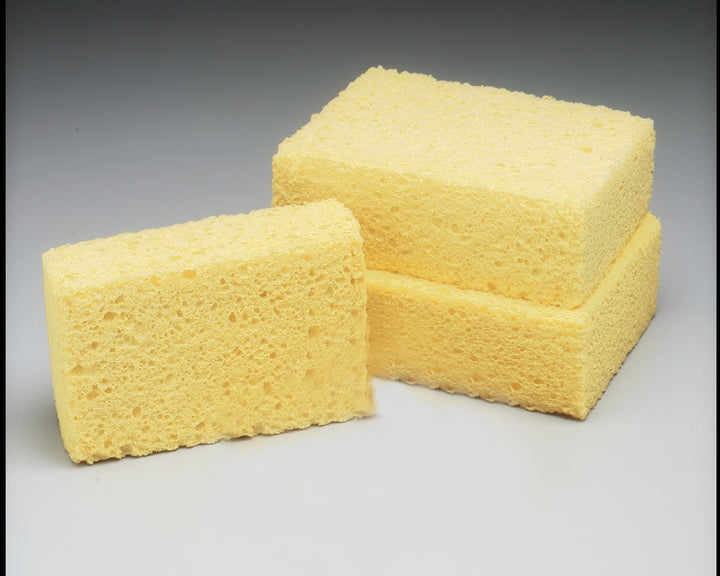 Image of SKILCRAFT® Cellulose Sponge Dried, Coarse-Textured, Uncompressed, Natural, 3-5/8" x 1-3/4" x 5-3/4"