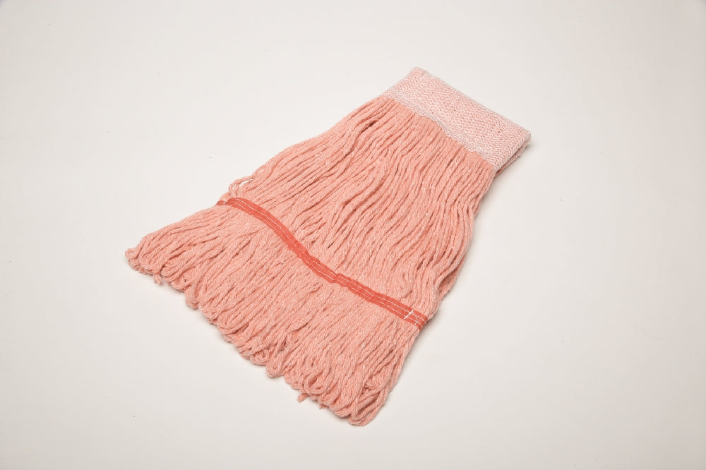 Image of SKILCRAFT® Inhibitor™ Inhibitor Anti-Microbial Looped-End Wet Mop Head, 16 oz, Orange