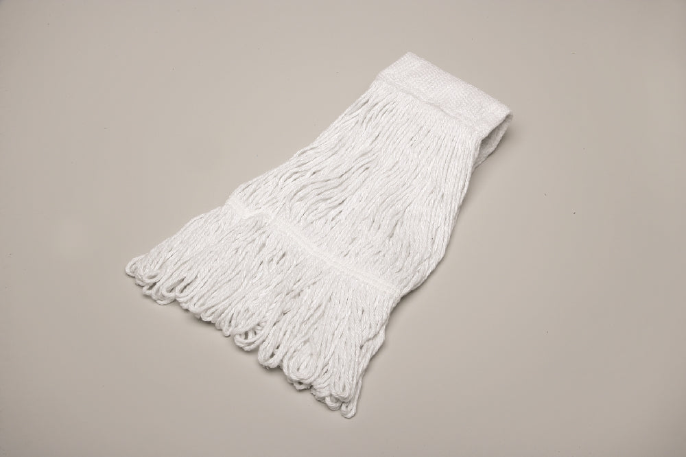 Image of SKILCRAFT® Inhibitor™ Inhibitor Anti-Microbial Looped-End Wet Mop Head, 16 oz, White