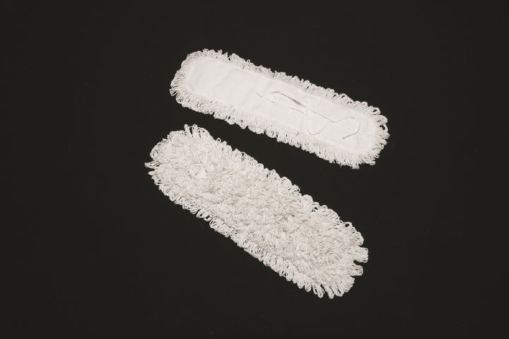 Image of SKILCRAFT® Inhibitor™ Inhibitor Anti-Microbial Dust Mop Head, Fits 5" x 24" Frame, White, 1 Each