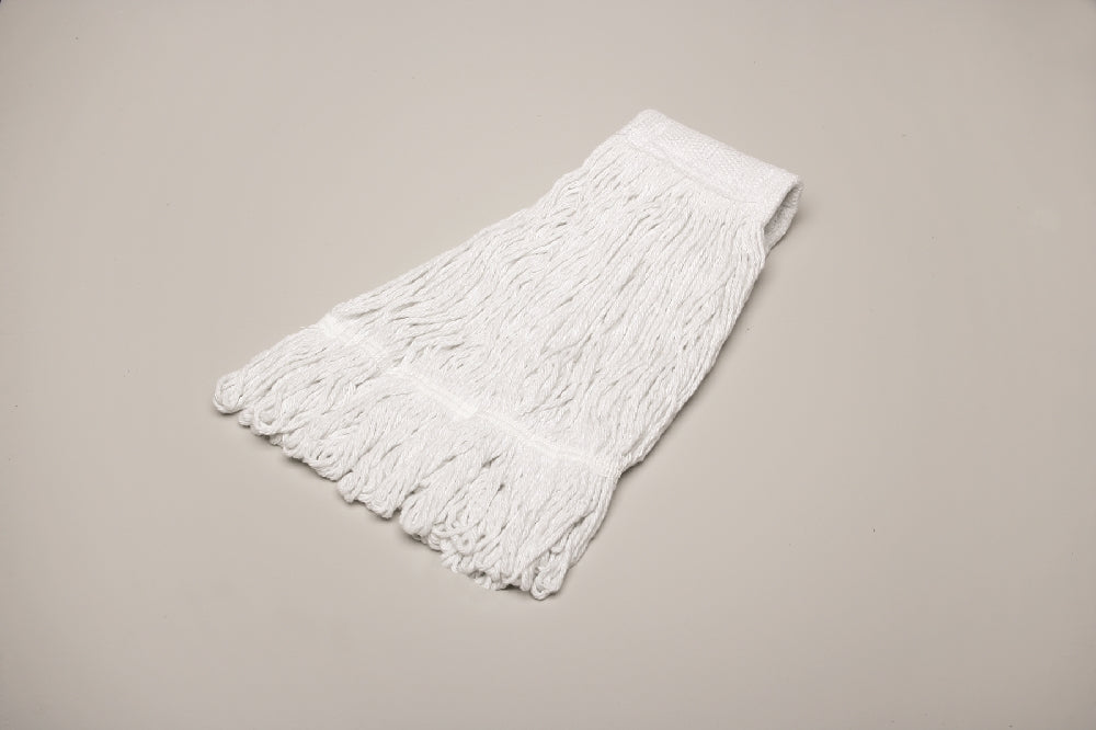 Image of SKILCRAFT® Inhibitor™ Inhibitor Anti-Microbial Looped-End Wet Mop Head, 20 oz, White