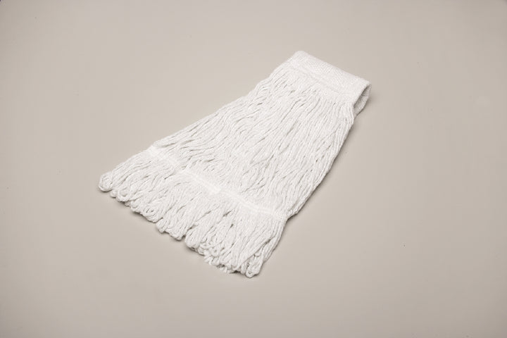 Image of SKILCRAFT® Inhibitor™ Inhibitor Anti-Microbial Looped-End Wet Mop Head, 20 oz, White