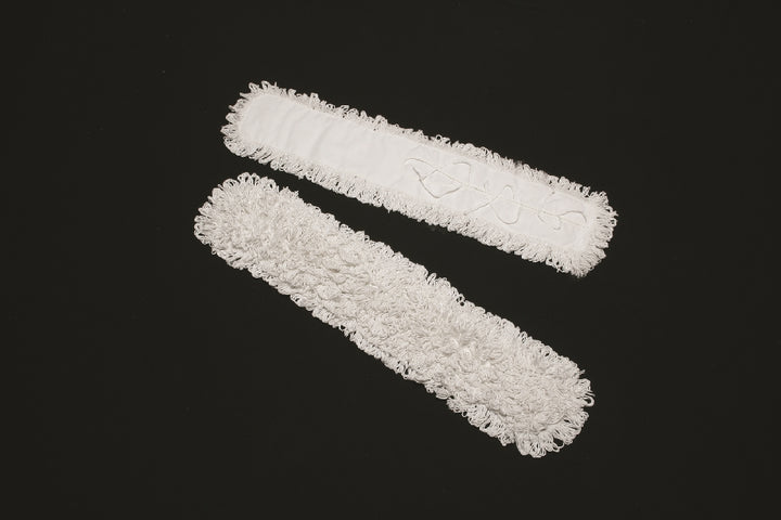 Image of SKILCRAFT® Inhibitor™ Inhibitor Anti-Microbial Dust Mop Head, Fits 5" x 36" Frame, White, 1 Each
